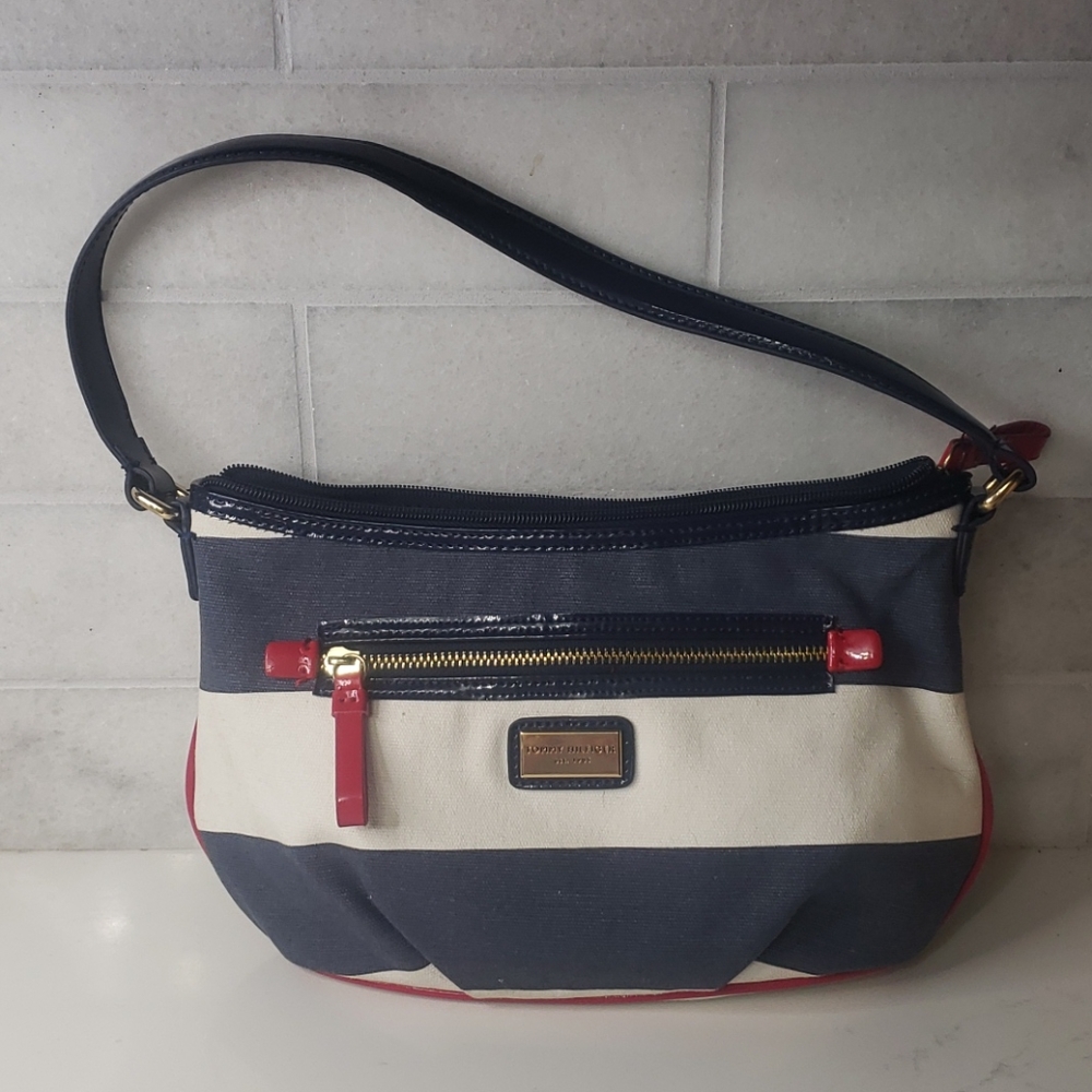 Tommy Hilfiger purse bag blue striped